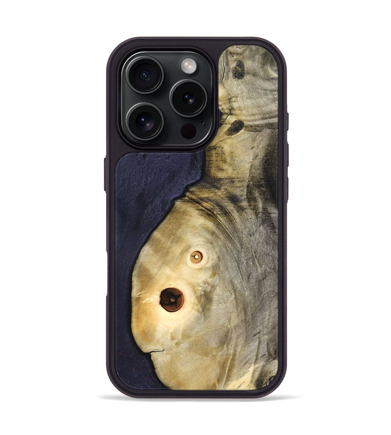 iPhone 16 Pro Wood Phone Case - Corinne (Wood Burl, 827108)