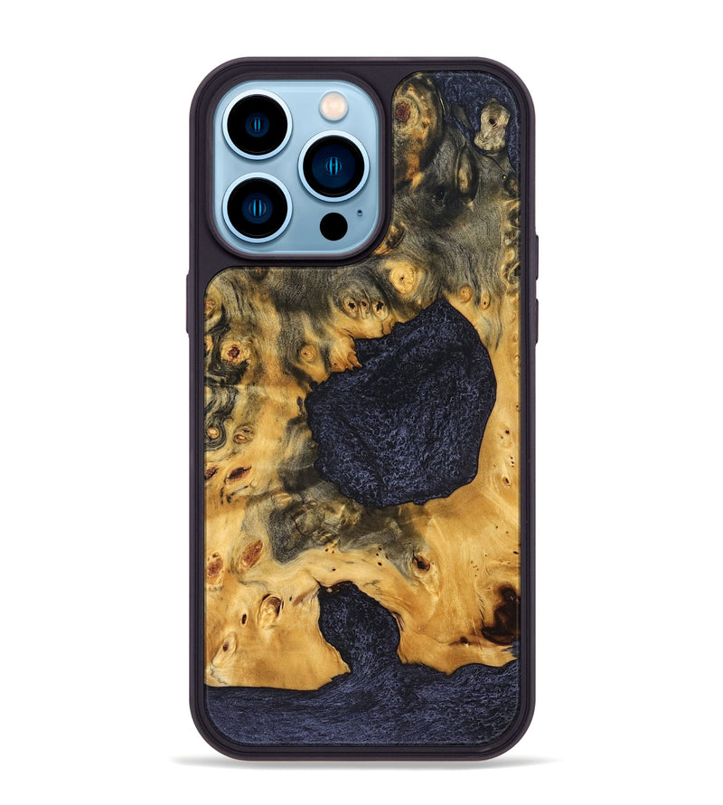 iPhone 14 Pro Max Wood Phone Case - Philip (Wood Burl, 827109)