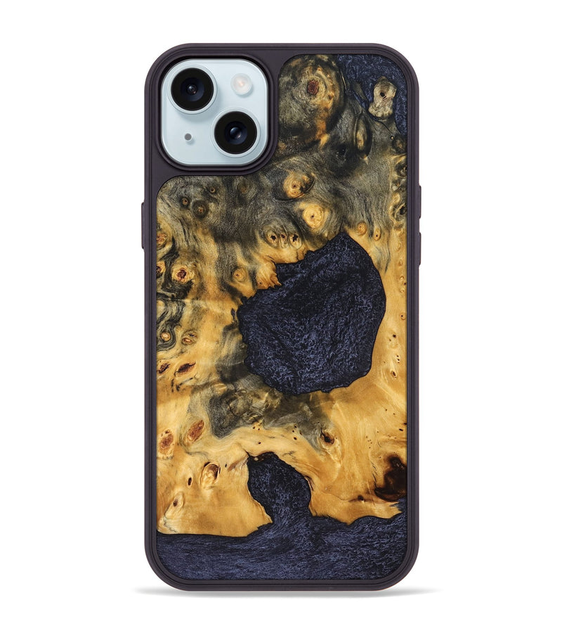 iPhone 15 Plus Wood Phone Case - Philip (Wood Burl, 827109)