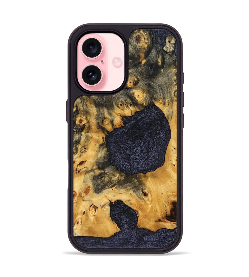 iPhone 16 Wood Phone Case - Philip (Wood Burl, 827109)