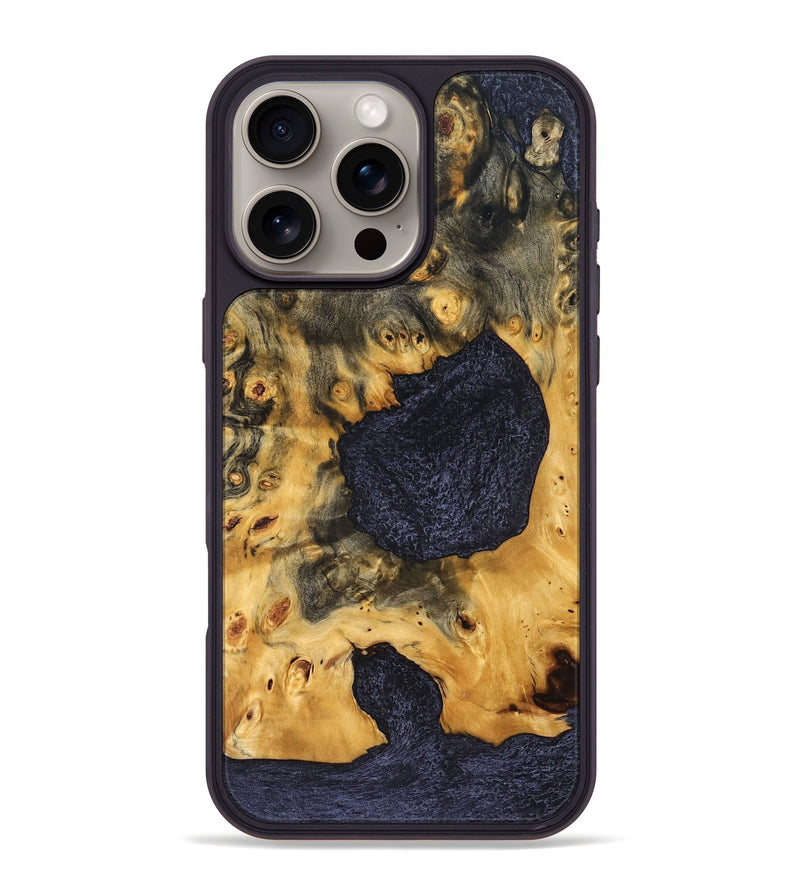 iPhone 16 Pro Max Wood Phone Case - Philip (Wood Burl, 827109)