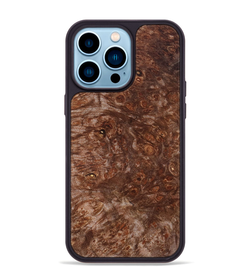 iPhone 14 Pro Max Wood Phone Case - Essie (Wood Burl, 827110)