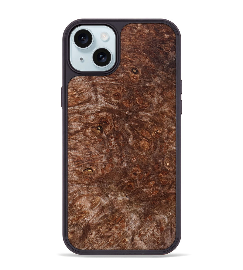 iPhone 15 Plus Wood Phone Case - Essie (Wood Burl, 827110)