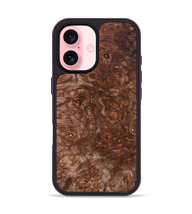 iPhone 16 Wood Phone Case - Essie (Wood Burl, 827110)