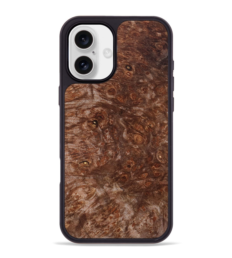 iPhone 16 Plus Wood Phone Case - Essie (Wood Burl, 827110)