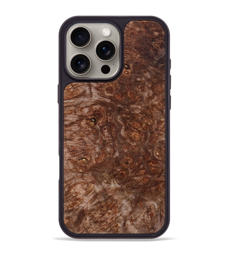iPhone 16 Pro Max Wood Phone Case - Essie (Wood Burl, 827110)