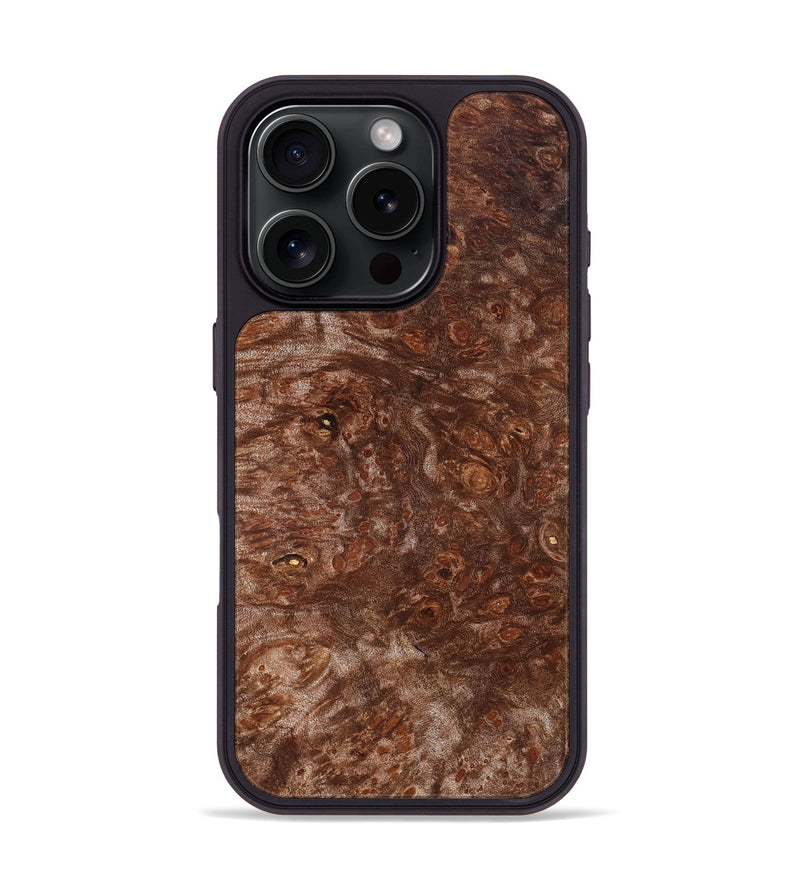 iPhone 16 Pro Wood Phone Case - Essie (Wood Burl, 827110)