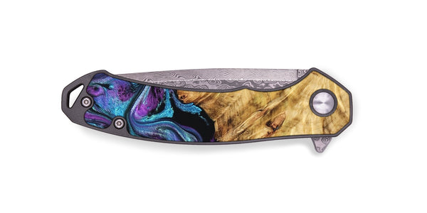 EDC Wood Pocket Knife - Daren (Purple, 827111)