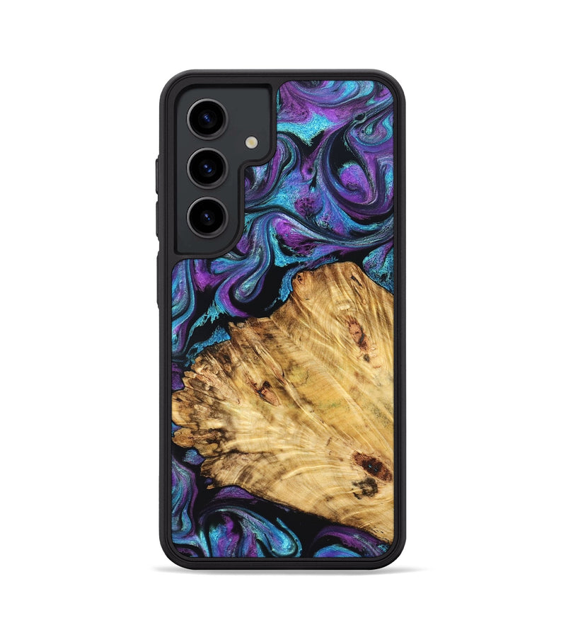 Galaxy S24 Wood Phone Case - Daren (Purple, 827111)