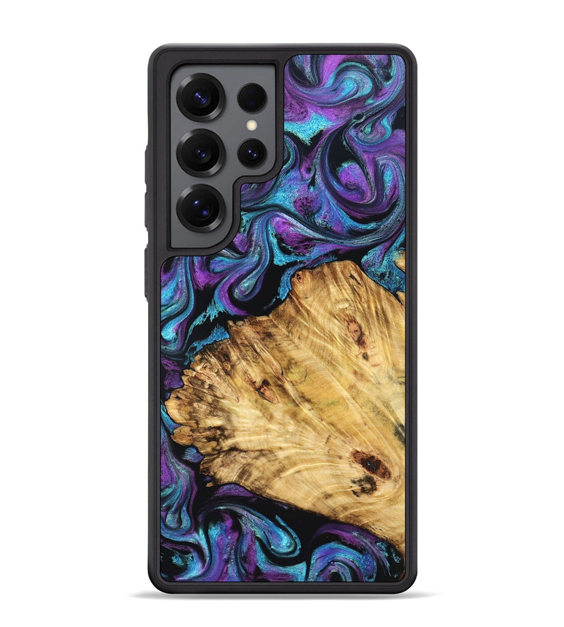 Galaxy S25 Ultra Wood Phone Case - Daren (Purple, 827111)