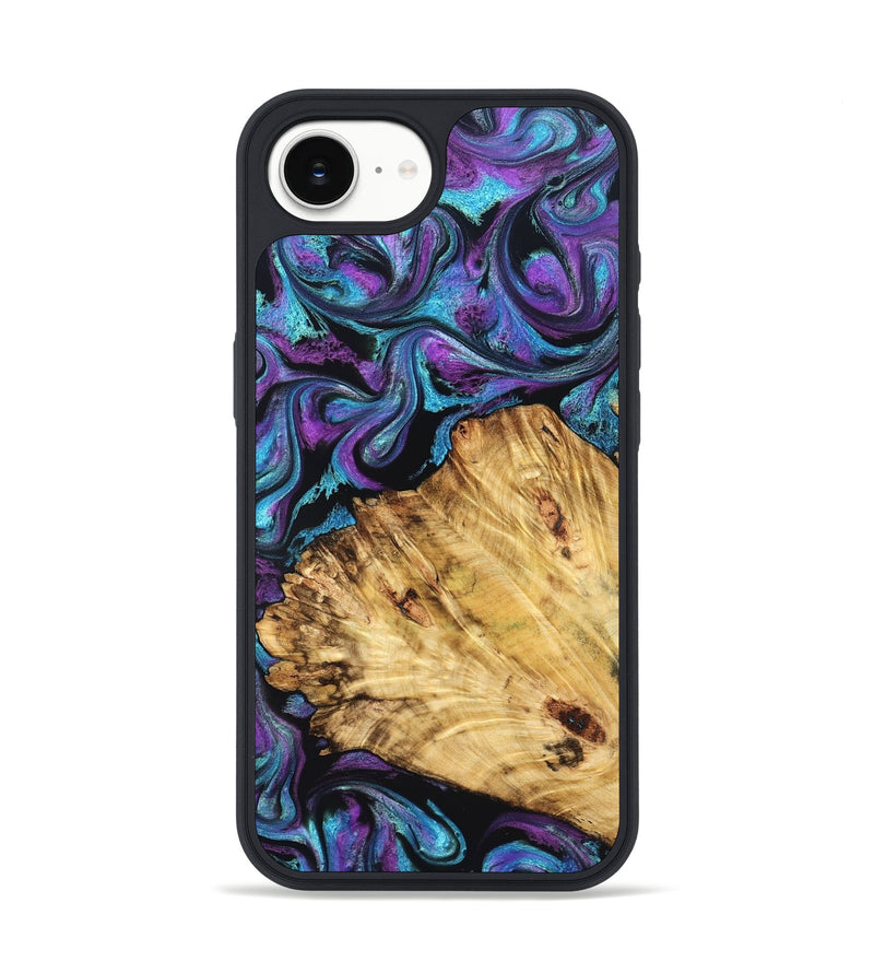 iPhone 16e Wood Phone Case - Daren (Purple, 827111)