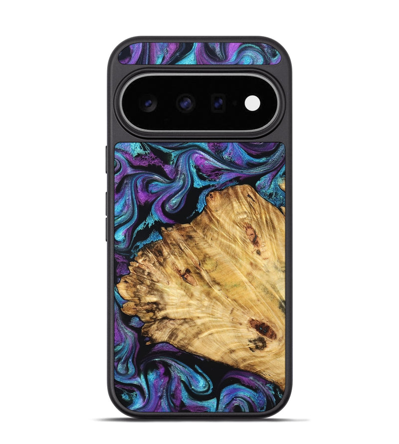 Pixel 11 Pro Wood Phone Case - Daren (Purple, 827111)