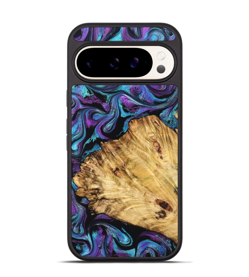 Pixel 9 Wood Phone Case - Daren (Purple, 827111)