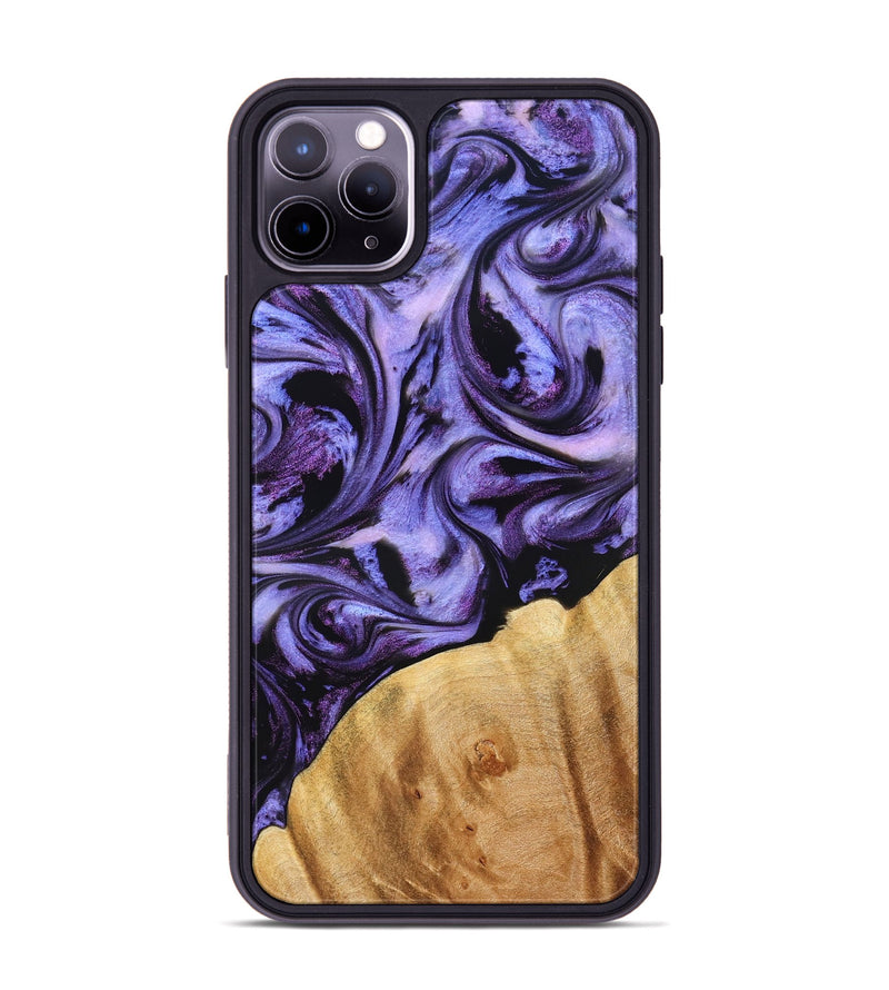 iPhone 11 Pro Max Wood Phone Case - Chozen (Purple, 827113)