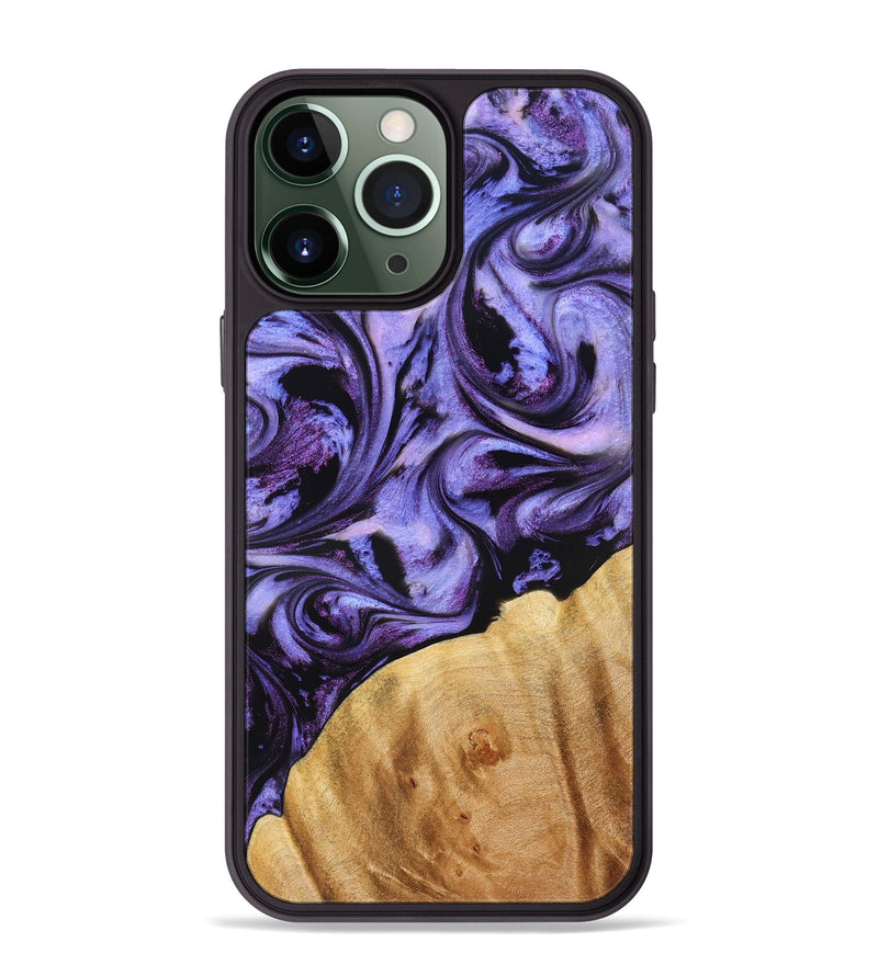 iPhone 13 Pro Max Wood Phone Case - Chozen (Purple, 827113)