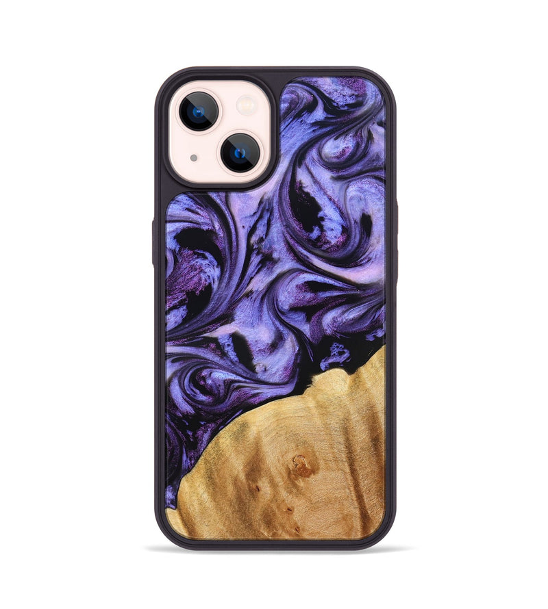 iPhone 14 Wood Phone Case - Chozen (Purple, 827113)