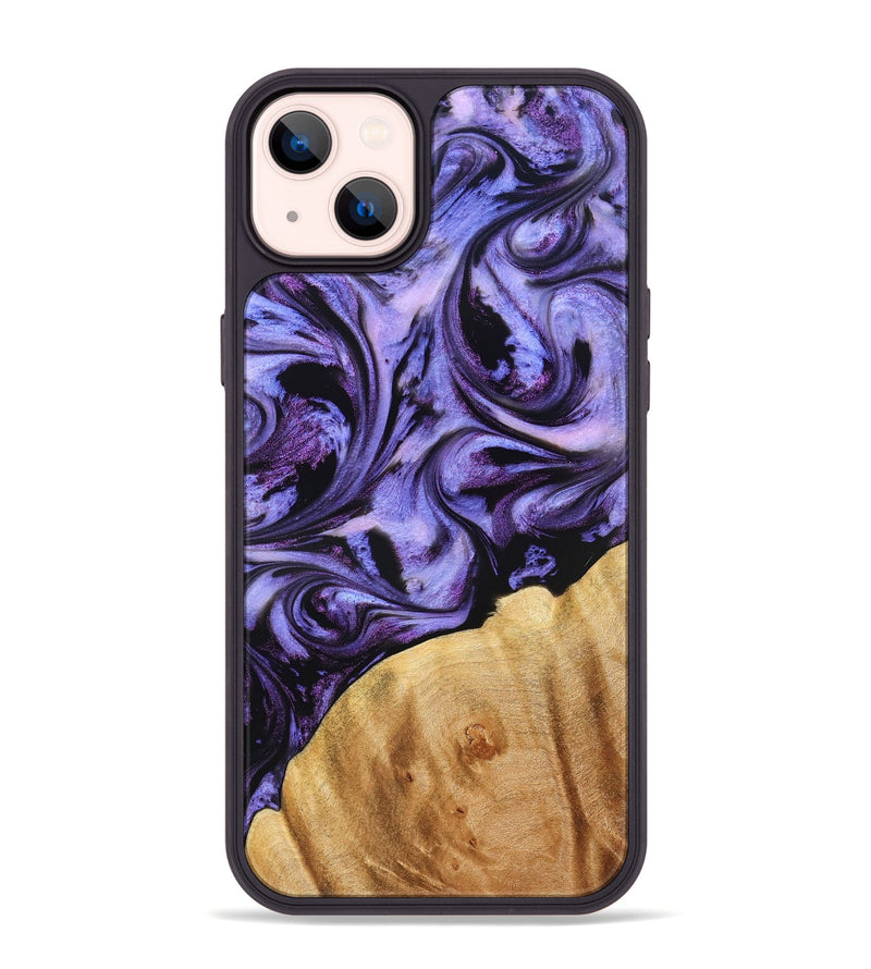 iPhone 14 Plus Wood Phone Case - Chozen (Purple, 827113)