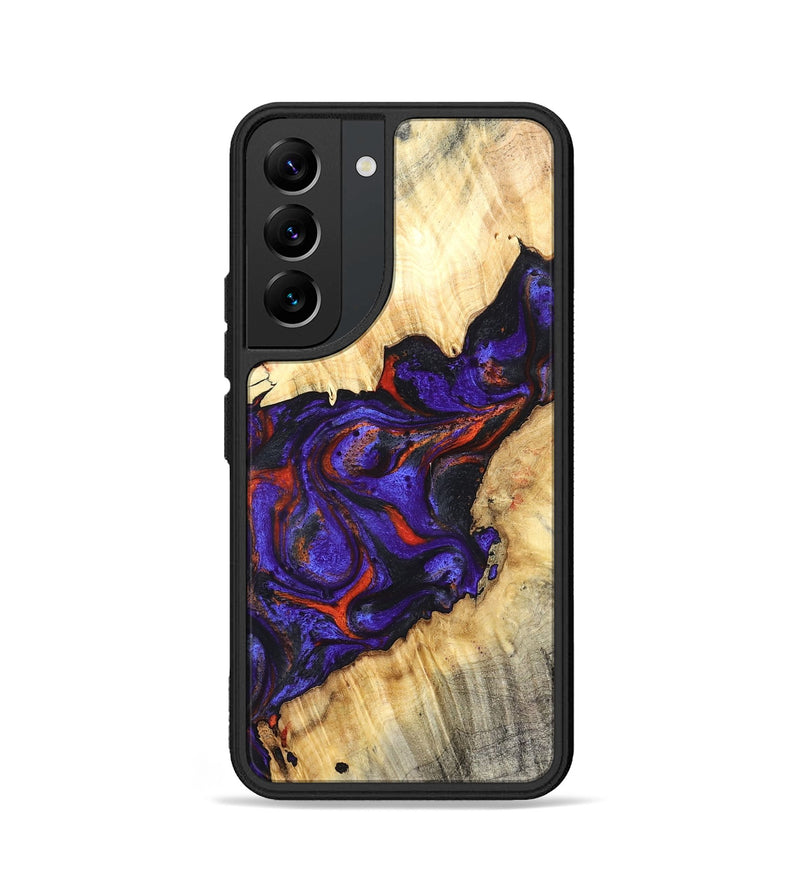 Galaxy S22 Wood Phone Case - Laura (Purple, 827115)