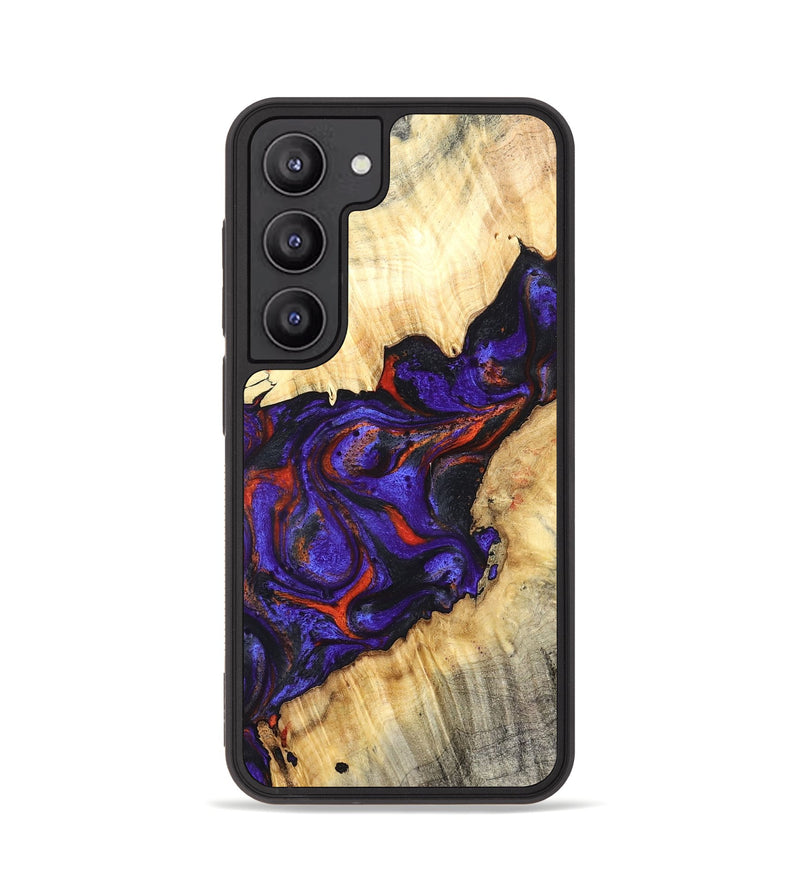 Galaxy S23 Wood Phone Case - Laura (Purple, 827115)