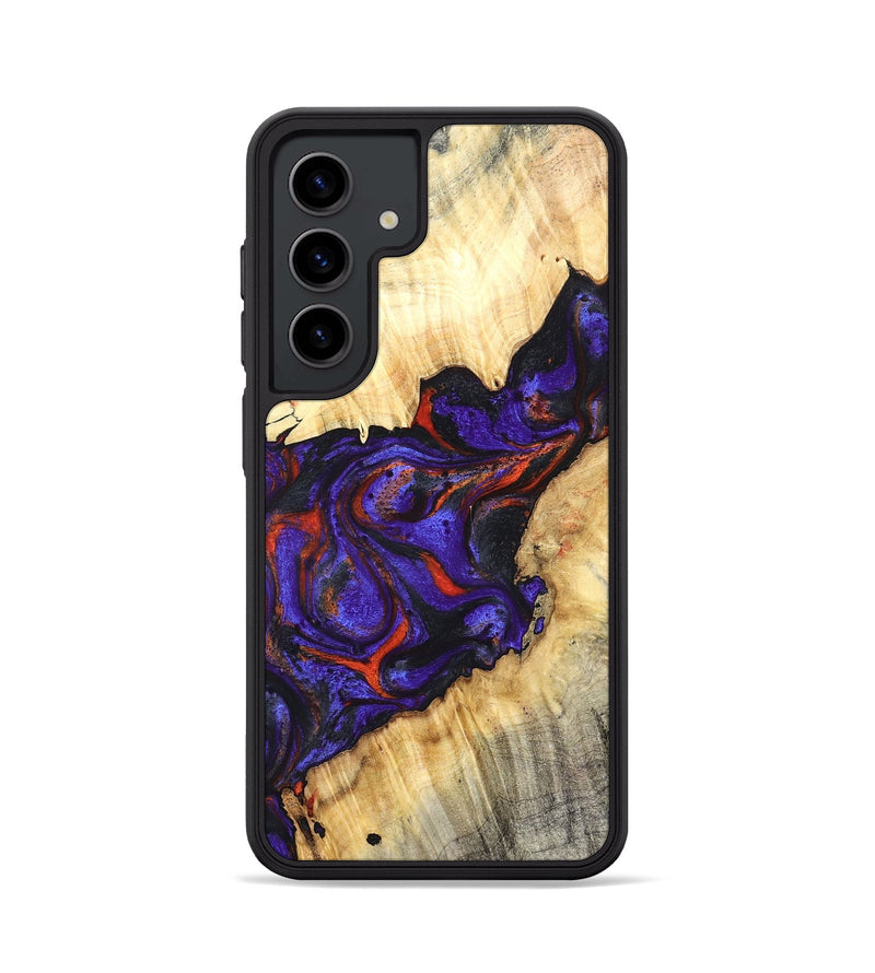 Galaxy S24 Wood Phone Case - Laura (Purple, 827115)