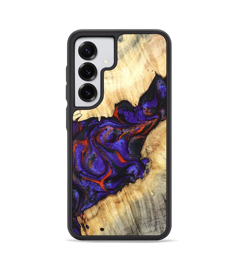Galaxy S25 Wood Phone Case - Laura (Purple, 827115)