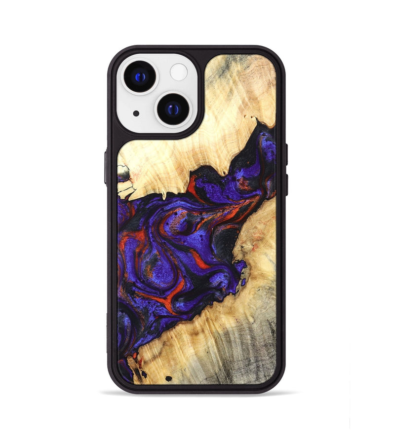 iPhone 13 Wood Phone Case - Laura (Purple, 827115)