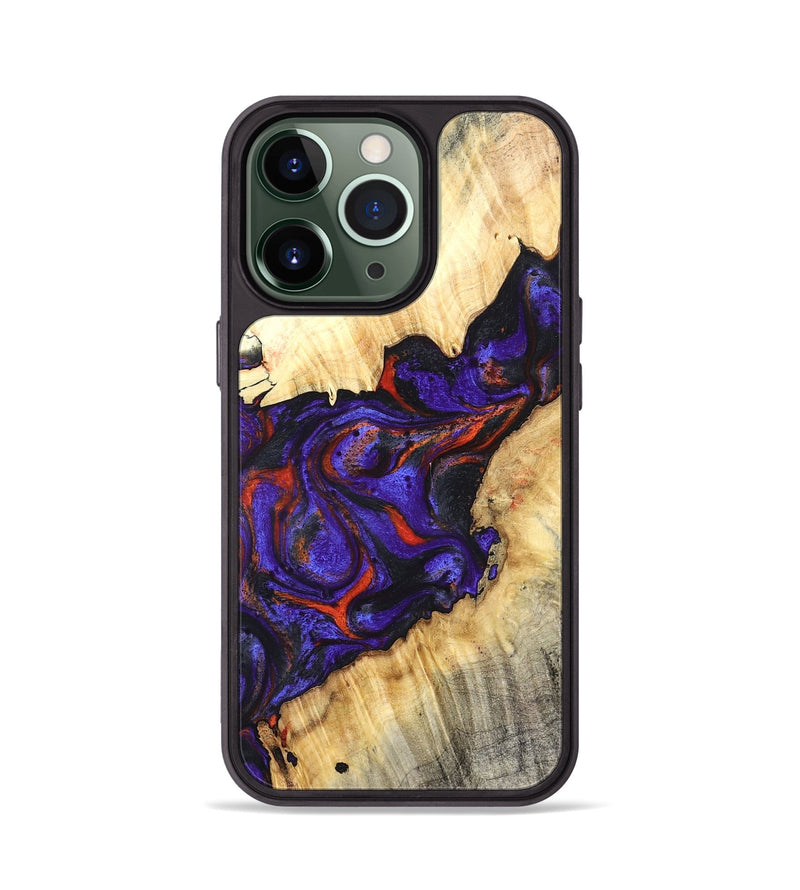 iPhone 13 Pro Wood Phone Case - Laura (Purple, 827115)