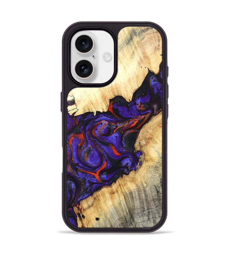 iPhone 17 Wood Phone Case - Laura (Purple, 827115)