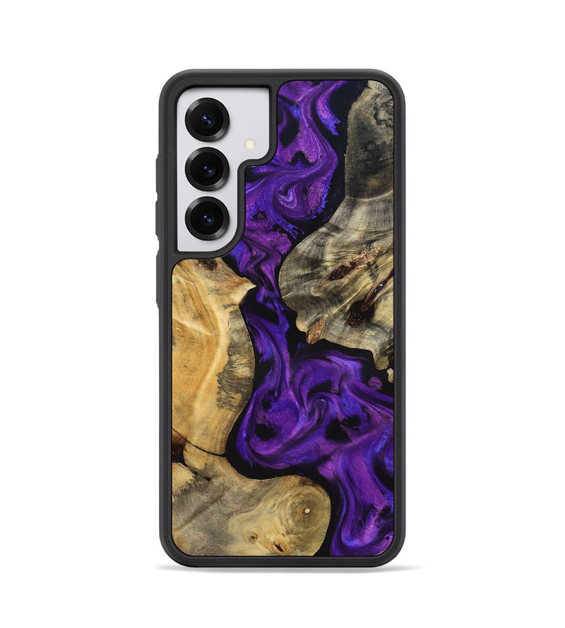 Galaxy S25 Wood Phone Case - Jaida (Purple, 827116)
