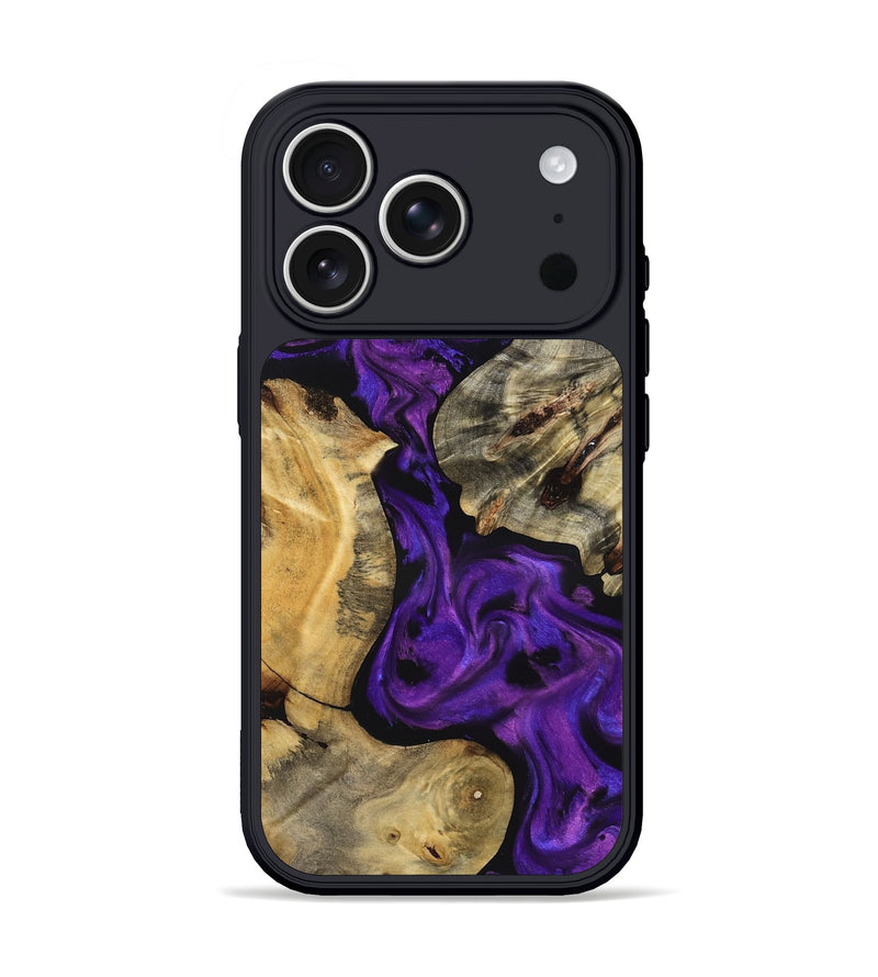 iPhone 17 Pro Wood Phone Case - Jaida (Purple, 827116)
