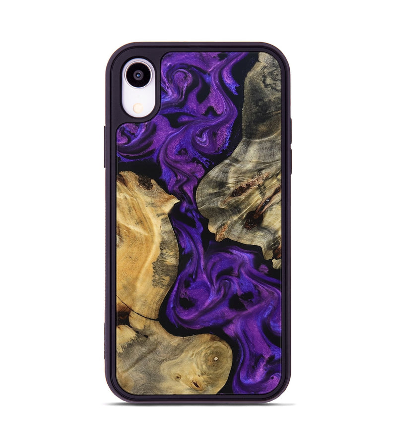 iPhone Xr Wood Phone Case - Jaida (Purple, 827116)