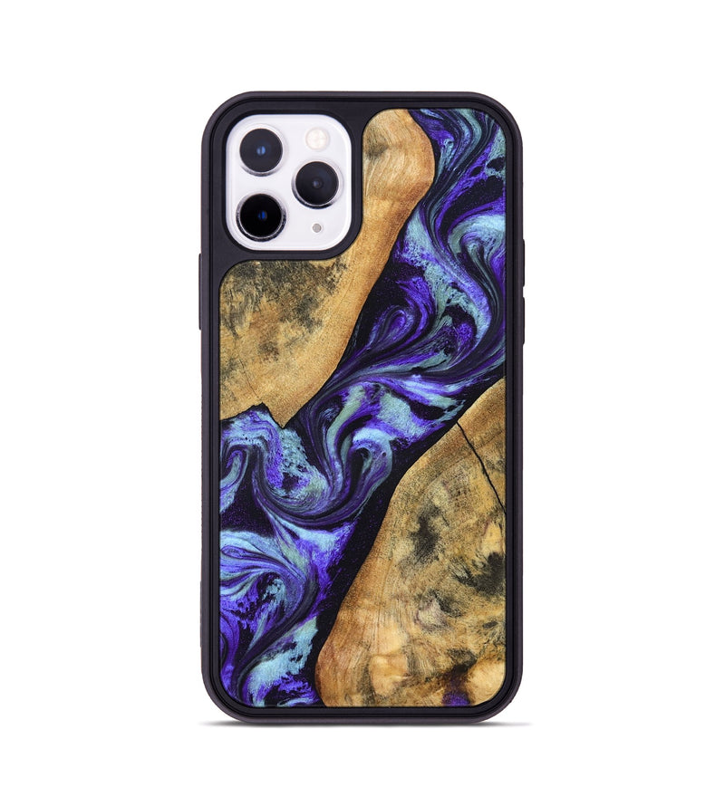iPhone 11 Pro Wood Phone Case - Cullen (Purple, 827117)
