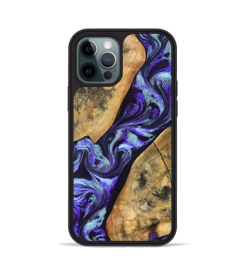iPhone 12 Pro Wood Phone Case - Cullen (Purple, 827117)
