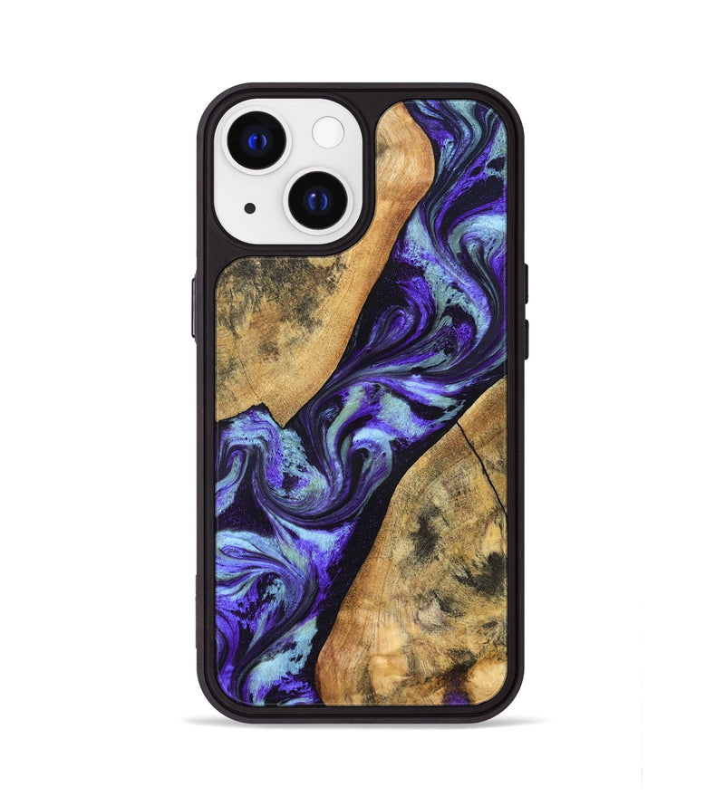 iPhone 13 Wood Phone Case - Cullen (Purple, 827117)