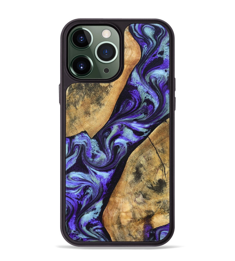 iPhone 13 Pro Max Wood Phone Case - Cullen (Purple, 827117)