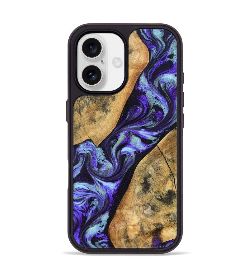 iPhone 17 Wood Phone Case - Cullen (Purple, 827117)