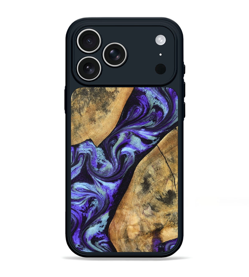 iPhone 17 Pro Max Wood Phone Case - Cullen (Purple, 827117)