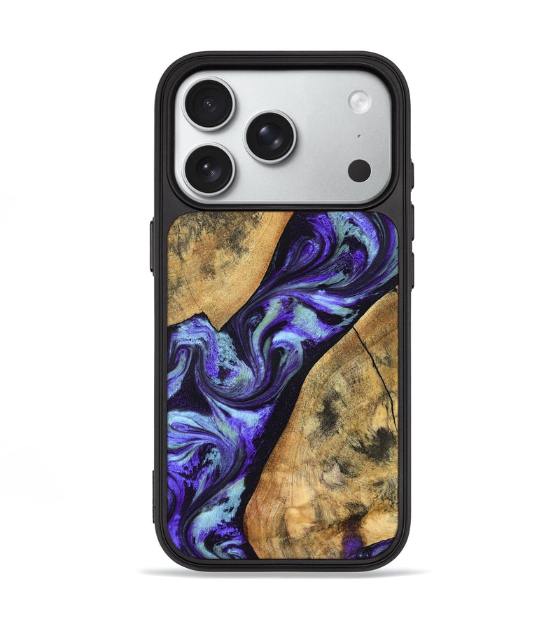 iPhone 18 Pro Wood Phone Case - Cullen (Purple, 827117)