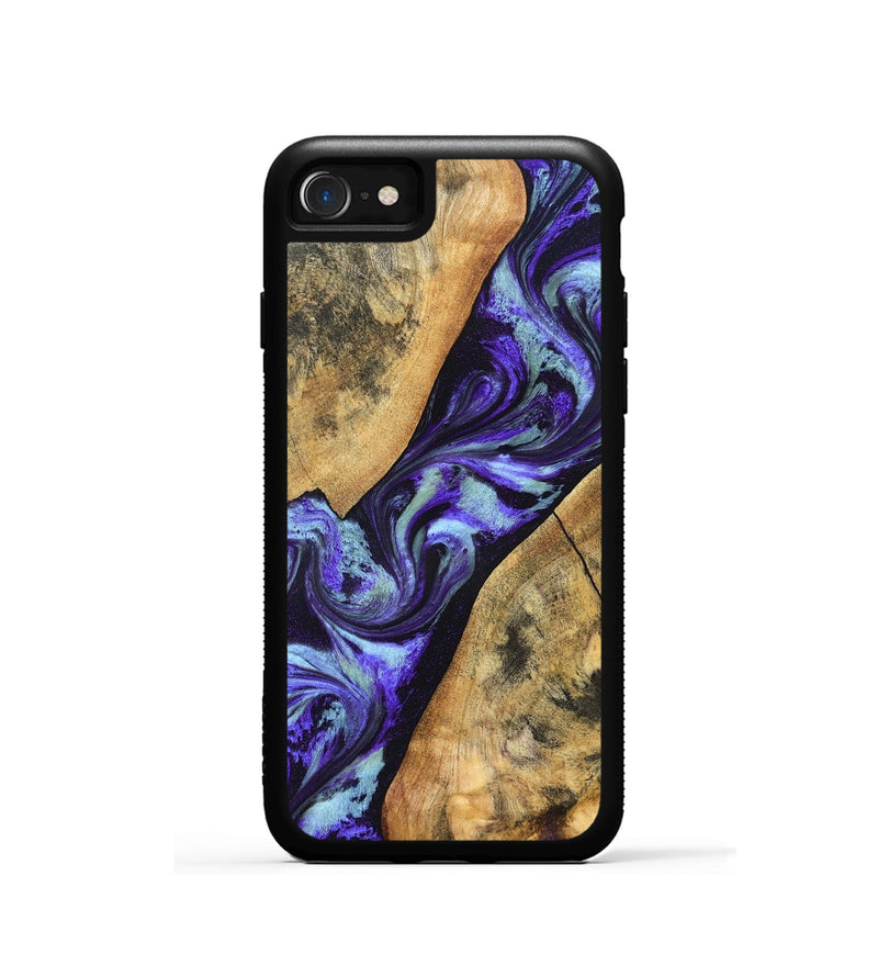 iPhone SE Wood Phone Case - Cullen (Purple, 827117)