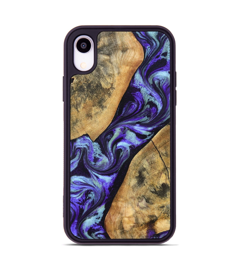 iPhone Xr Wood Phone Case - Cullen (Purple, 827117)