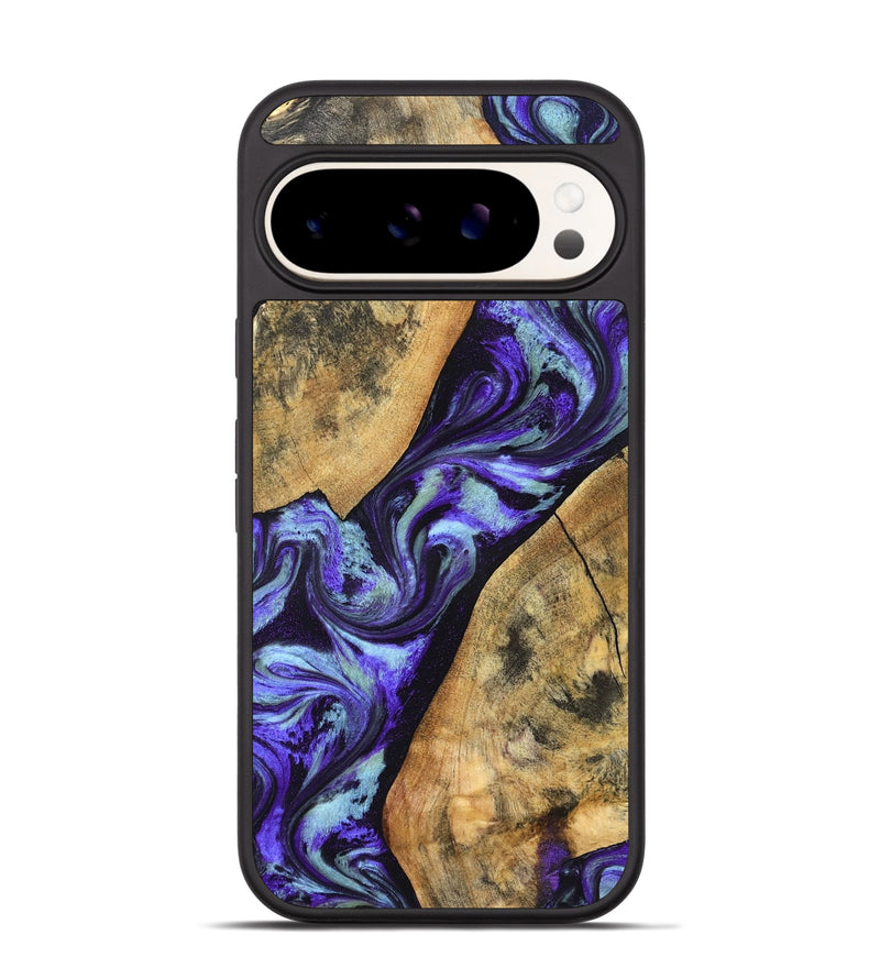 Pixel 9 Wood Phone Case - Cullen (Purple, 827117)