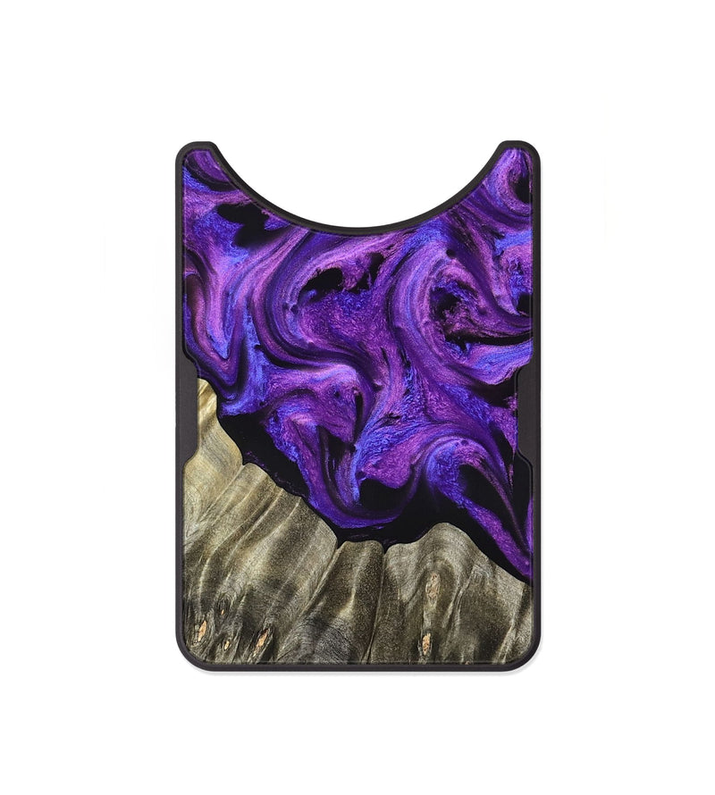 Alloy Wood Wallet - Pennie (Purple, 827118)