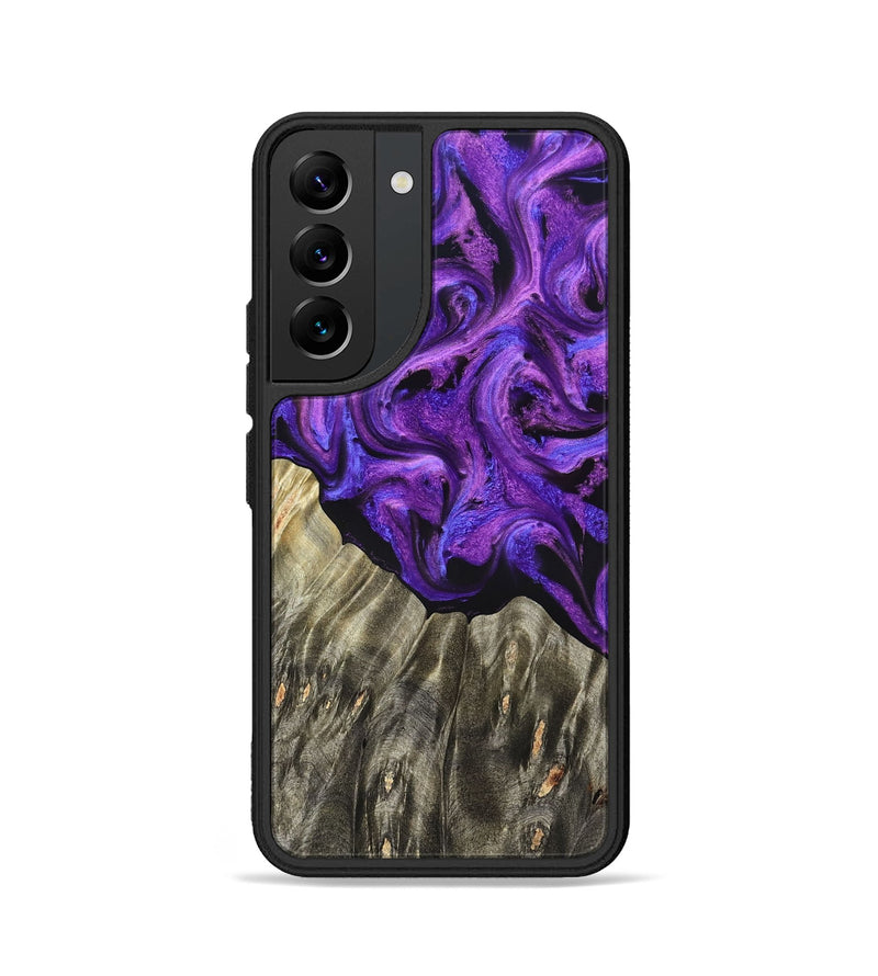 Galaxy S22 Wood Phone Case - Pennie (Purple, 827118)