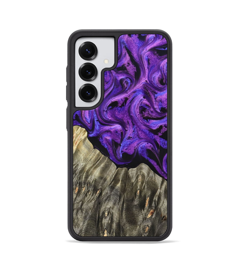 Galaxy S25 Wood Phone Case - Pennie (Purple, 827118)