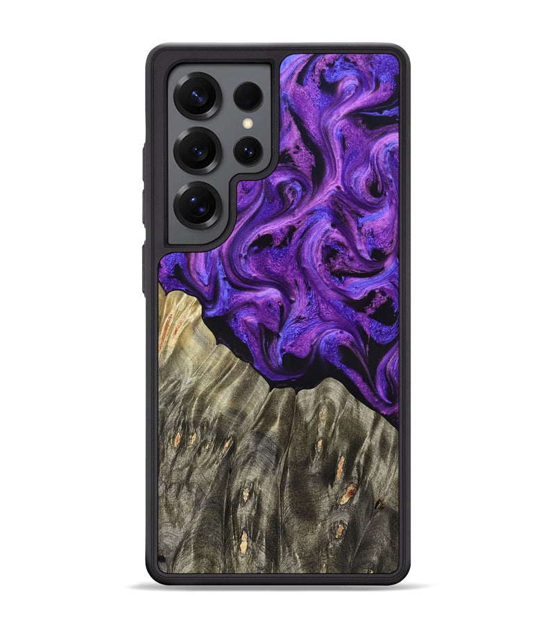 Galaxy S25 Ultra Wood Phone Case - Pennie (Purple, 827118)