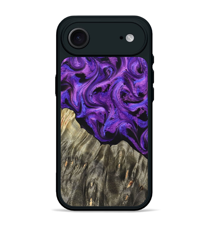 iPhone 17 Air Wood Phone Case - Pennie (Purple, 827118)