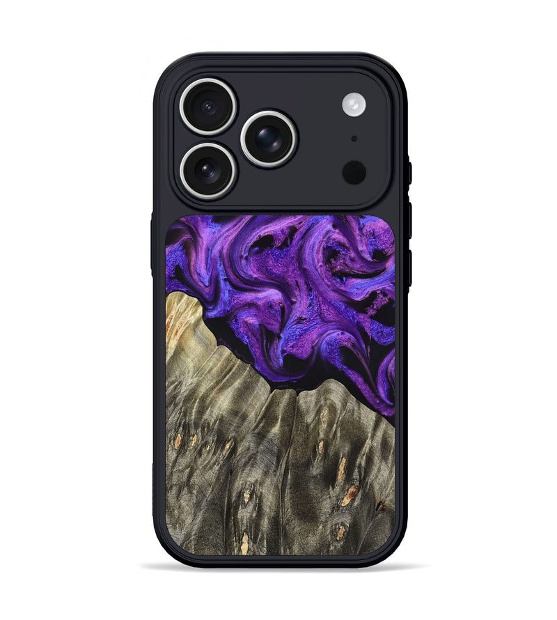 iPhone 17 Pro Wood Phone Case - Pennie (Purple, 827118)