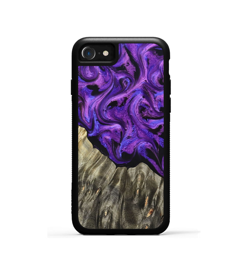 iPhone SE Wood Phone Case - Pennie (Purple, 827118)