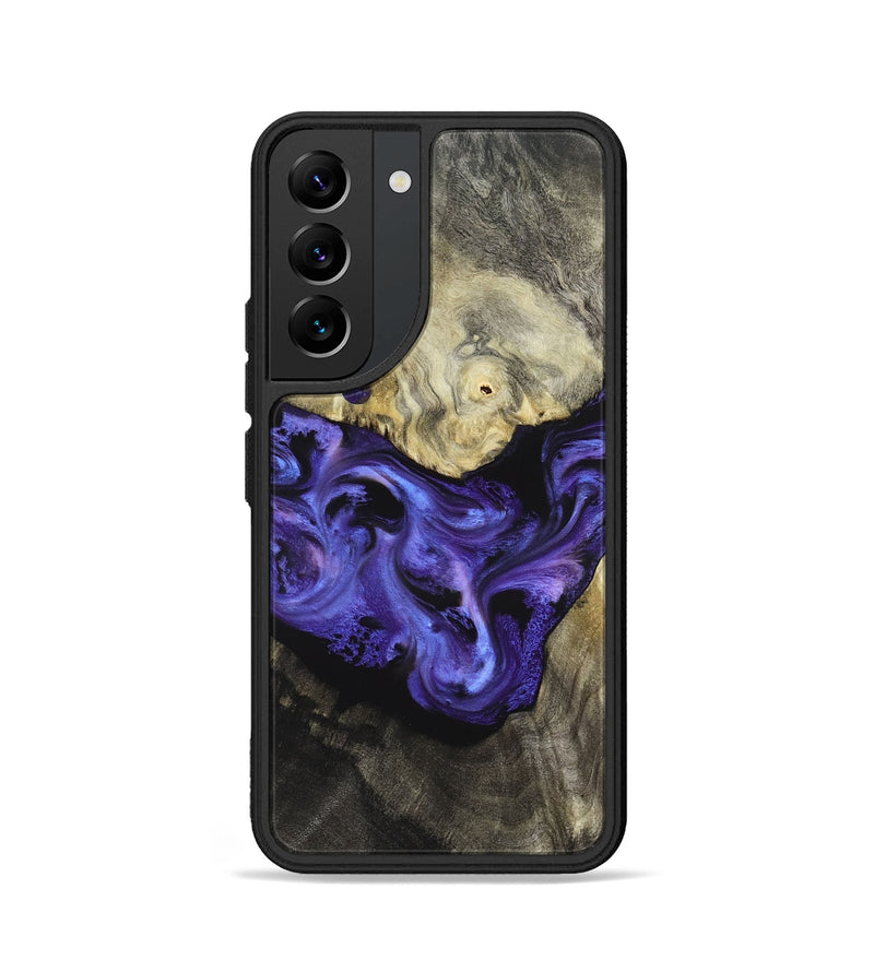 Galaxy S22 Wood Phone Case - Kyree (Purple, 827119)