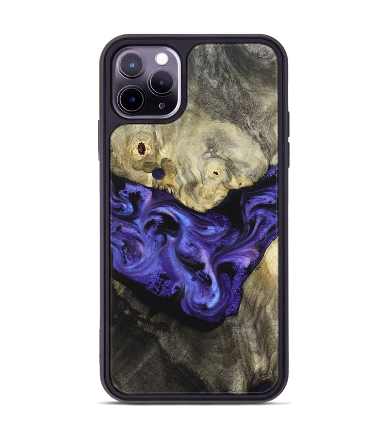 iPhone 11 Pro Max Wood Phone Case - Kyree (Purple, 827119)